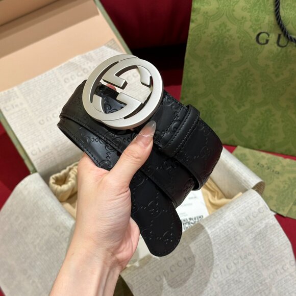 Gucci Men's Black Belt - Picture 1 of 4